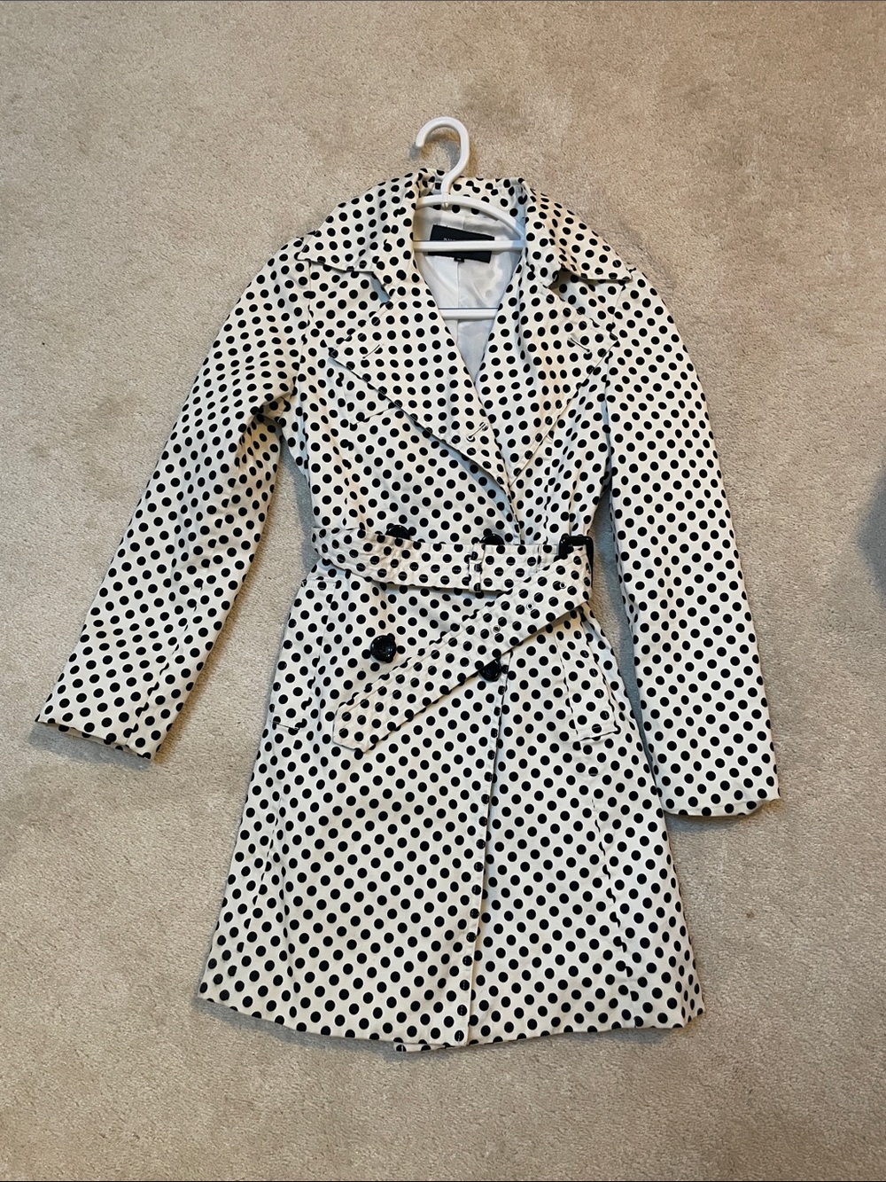 Burberry Polkadot Trench Coat